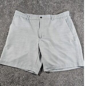 Callaway Performance Golf Shorts Mens 38 Gray Stretch Heathered Flat Front Tech